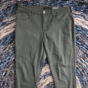 Army Green Skinny Jeans
